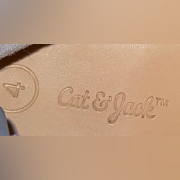 CAT & JACK Girls Gladiator Sandals in Black and Tan Size 4 - Picture 5 of 6